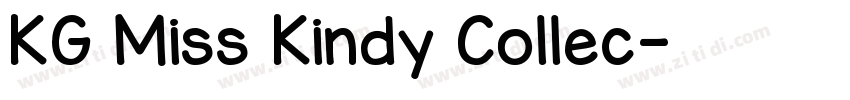 KG Miss Kindy Collec字体转换
